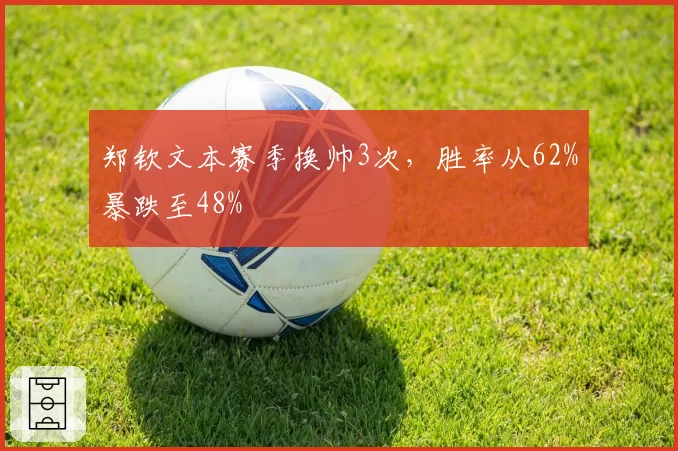 郑钦文本赛季换帅3次，胜率从62%暴跌至48%